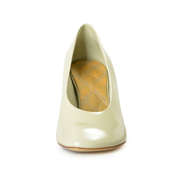 Burberry Women's "Baby Pump" Leather Heeled Pumps Shoes US 7.5 EUR 37.5 - Picture 5 of 8